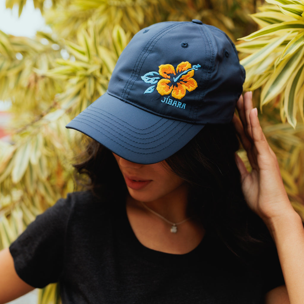 Jíbara d'Maga Flower Hat - Navy Blue