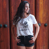 Jíbaro Female Beauty Short Sleeve T-Shirt