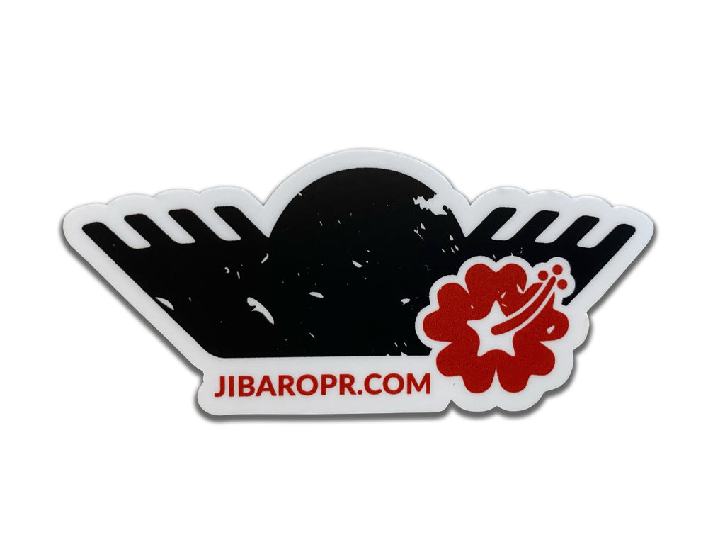 Pava Jíbara Sticker - Black